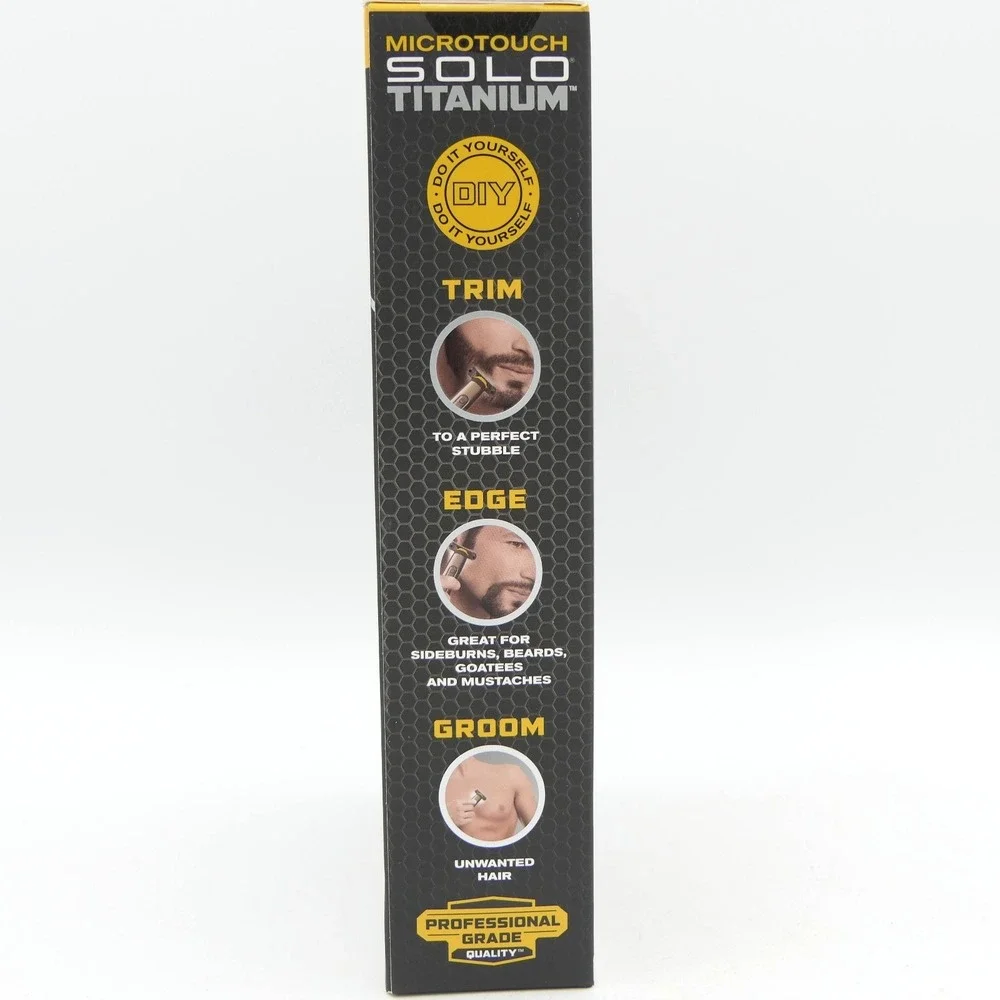 MicroTouch Solo Titanium Full Body Groomer - Trim, Edge, Groom w/ Pivoting Head